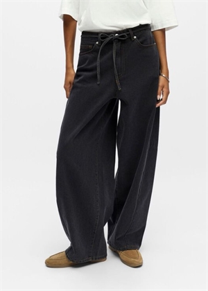 Moji Elsa mw super barrel jeans Black Denim Object 